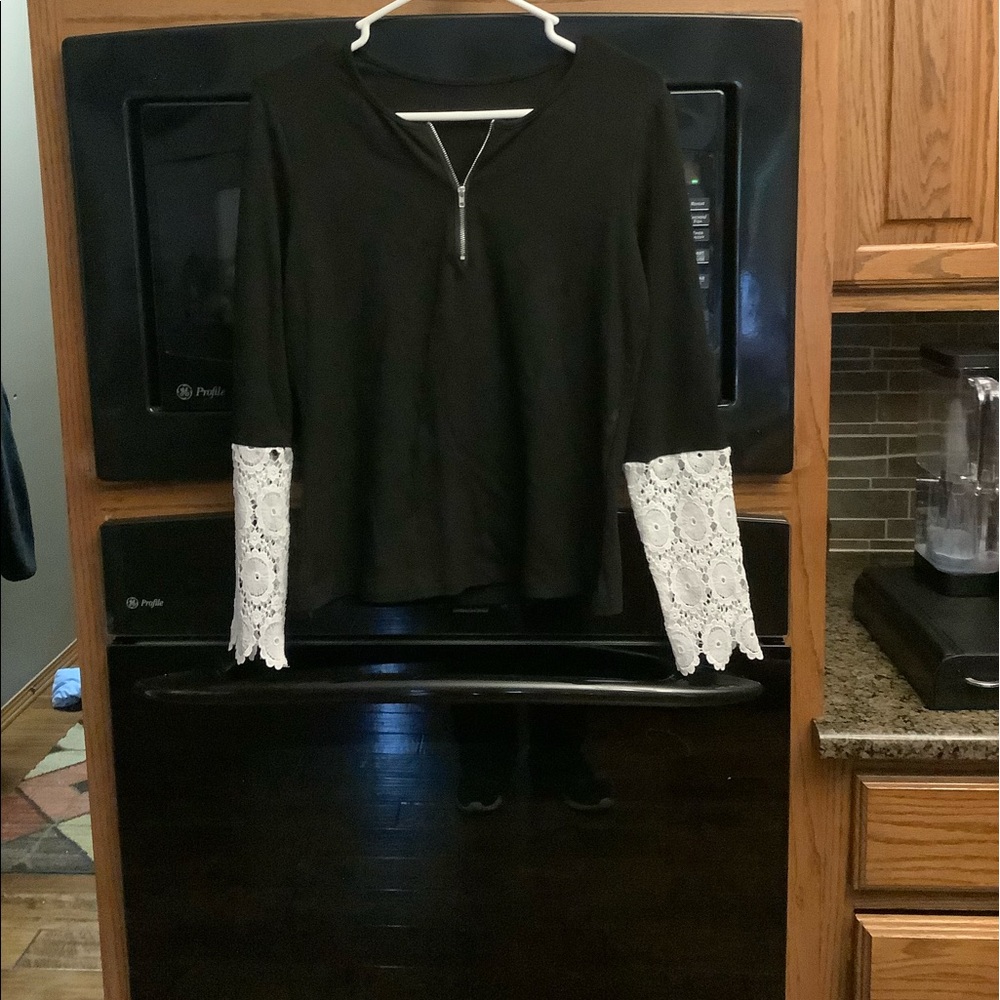 Beautiful Women’s Long Sleeve Black Top